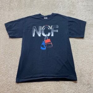 NCF National Cage Fighting Shirt‎ Mens Medium Black Feel The Fight Graphic Tee